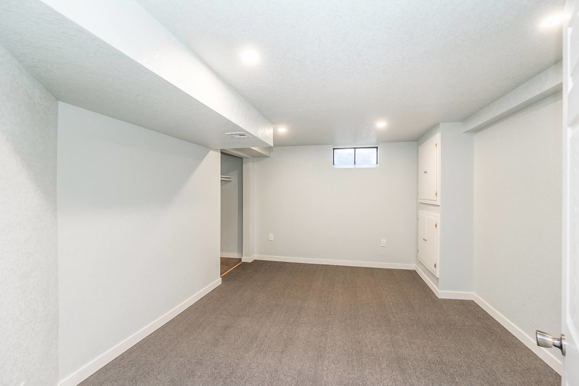 Updated basement living suite